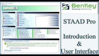 STAAd Pro Tutorial For Beginners Eposide 1 Introduction