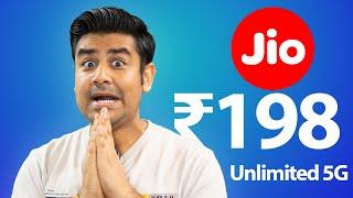 Jio New ₹198 Plan - Unlimited 5G is Back 