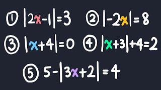 How To Solve Absolute Value Equations