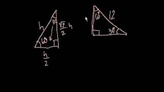 30-60-90 Üçgenleri 2. Bölüm Geometri  Trigonometri