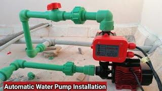 Automatic Water Pump Installation  Automatic Water Pump Controller Installation  Setting Works