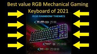 RGB Mechanical Gaming Keyboard Shava M3  Cheaper than Corsair  Razer Tecware