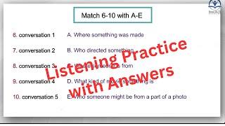 Listening Practice Test with Answers IELTS practice