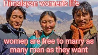 Himalayan woman  1 Wife for 2 to 5 Husbands is the Key to Prosperity