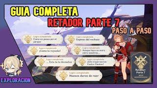 GUIA COMPLETA Retador Parte 7 3.6 PASO A PASO Sumeru  Genshin Impact Gameplay Español