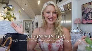 DAY IN THE LIFE IN LONDON  HENLEY ROYAL REGATTA PREP  SUMMER LUNCHEON WITH ESTEE LAUDER & UNBOXING