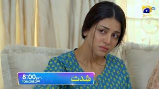 Shiddat Episode 42 Promo  Tomorrow at 800 PM only on Har Pal Geo