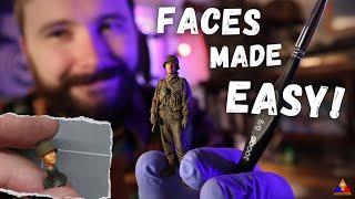 The EASIEST Way to Paint Realistic Scale Model Figure Faces