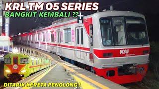 KRL TM 05 BANGKIT KEMBALI ? Kereta Luar Biasa TM 05-002 New Livery Ditarik KRD NR Djoko Tingkir