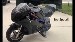 49cc MOTOTEC 2 STROKE TOP SPEED AND REVIEW