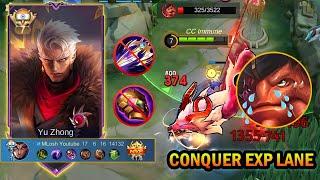 YU ZHONG BRUTAL AGGRESIVE BUILD FOR TOWER DIVE Bane Nightmare  PERFECT GAME  #mobilelegend