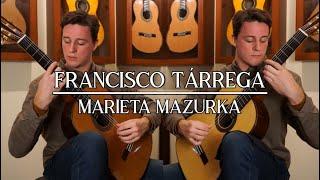 Francisco Tárrega  Marieta Mazurka on Amalio Burguet 1A Spruce & Cedar Guitars