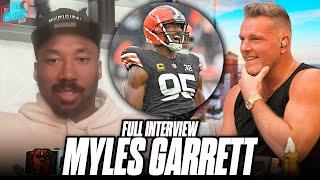 Myles Garrett On The INSANE Impact He Has On The Field Thoughts On TJ Watt Comparisons  Pat McAfee