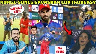 VIRAT KOHLI VS SUNIL GAVASKAR  KOHLI FUNNY STUMP MIC  RCB VS GT 2024  IPL 2024 MEMES