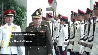 Lieutenant-General Hun Manet makes introductory visit to Singapore