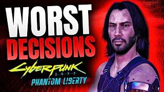 10 Most CURSED DECISIONS in Cyberpunk 2077 Phantom Liberty