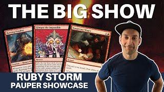 GOING ALL IN - Im taking my MTG Pauper Ruby Storm deck into the big time in the Showcase Challenge