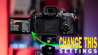 SONY A7 IV A7R V - Change this 30+ camera settings - Detailed Setup Guide for new users in HINDI A74