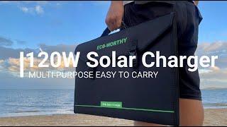 Portable Solar Charger - Essential for Outdoor & RV