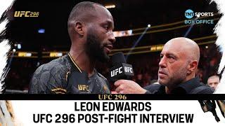 This guy used my dads death as entertainment. - Leon Edwards on Colby Covington    #UFC296