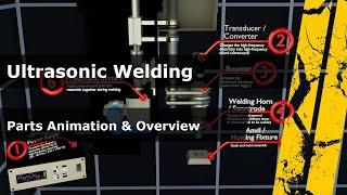 Ultrasonic Welding Parts Animation • Explainer Video