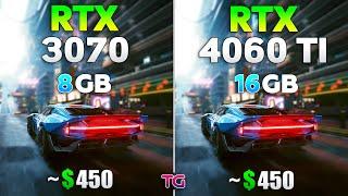 RTX 4060 Ti 16GB vs RTX 3070 8GB - Which is Better?