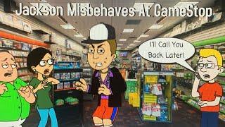 Jackson Misbehaves At GameStop