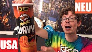 Pringles Wavy Applewood Smoked Cheddar Neue Sorte aus den USA im Test