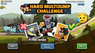 I WON HARD MULTIJUMP IN FEATURED CHALLENGES   Hill Climb Racing 2