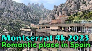 Montserrat New walking tour 2023 In Full HDR Catalonia - Spain 4K Travel Channel