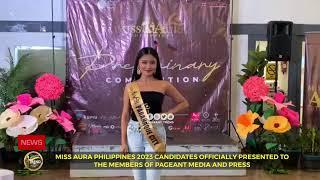 MISS AURA PHILIPPINES 2023 PRESS PRESENTATION AT KF CAMP  Full Video