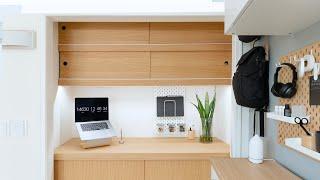 DIY Custom Built-In Closet from Scratch – Modern Home Office