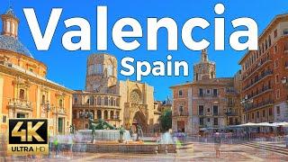 Valencia Spain Walking Tour 4k Ultra HD 60fps – With Captions