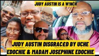 JUDY AUSTIN DISGRAC£D BY UCHE EDOCHIE & MADAM JOSEPHINE EDOCHIE JUDY AUSTIN IN TE@RS