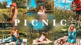 Picnic — Mobile Preset Lightroom DNG  Tutorial  Download Free  Bright Summer Preset  Beach