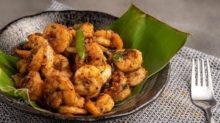 Chef Suresh Pillai Special Venad Paal Konj  Prawns Coconutmilk Fry  Manchatti Kitchen