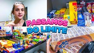 MOSTRANDO A COMPRA DO MÊS QUANTO GASTAMOS? + ORGANIZANDO TUDO 