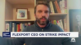 For every day of striking there could be 7-10 days of port congestion Flexport CEO Ryan Petersen