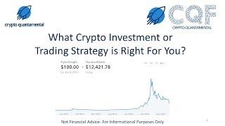 The Different Crypto Trading and Investing Strategies