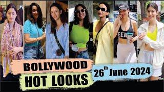 Bollywood Actress HOT LOOK  JANHVI KAPOOR  RASHMIKA MANDANNA  SHANAYA KAPOOR 26 June 2024 10 PM