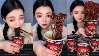 ASMR 2x Spicy Ramen Noodles Challenge  Can you do this