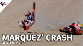 Marc Marquez massive highside  2020 #SpanishGP