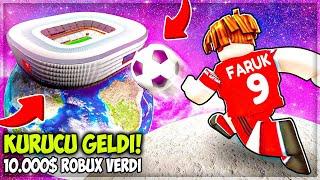  EN POPÜLER SİMÜLATÖRDE KURUCU OYUNUMA GELDİ & ZORLA OYUNLAR OYNATTI  Goal Simulator Roblox Türkçe