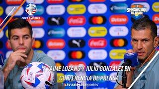 Conferencia de Prensa con Jaime Lozano y Julio González Selección Mexicana