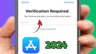 how to stop verification required on app store 2024  Fix verification required on App Store