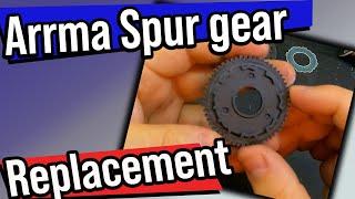 How to replace a spur gear in 110 Arrma trucks