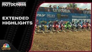 Pro Motocross 2024 EXTENDED HIGHLIGHTS Round 9 Unadilla  81024  Motorsports on NBC