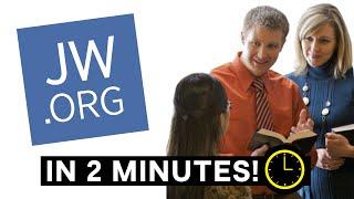 Jehovahs Witnesses Explained in 2 Minutes