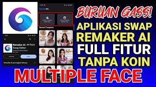 rilis aplikasi remaker ai multiple faceswap android #tutorial #ai #faceswap #android