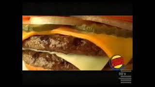 Burger King X-treme Double Cheeseburger Commercial 2000